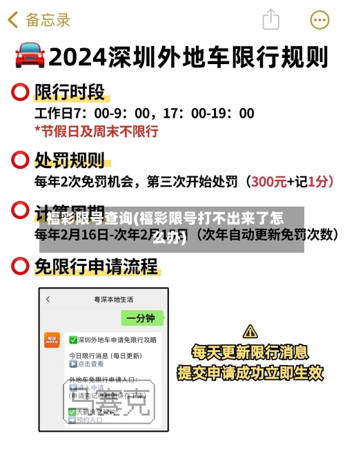 福彩限号查询(福彩限号打不出来了怎么办)-第2张图片
